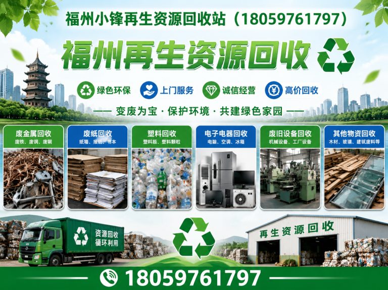 闽清县福州再生资源回收展示图